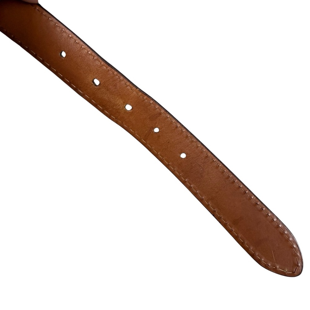 J Hilburn Veranus Lizard Leather Buckle Long Belt - Picture 4 of 5